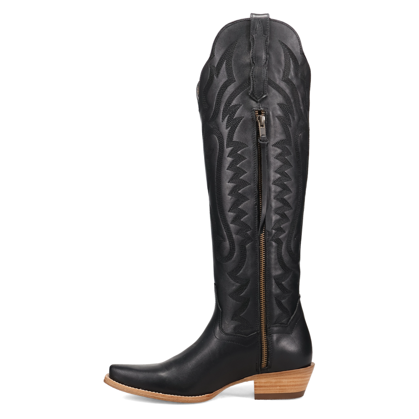 Dan Post Ladies Heartland Black Leather Tall Western Boot DP7107