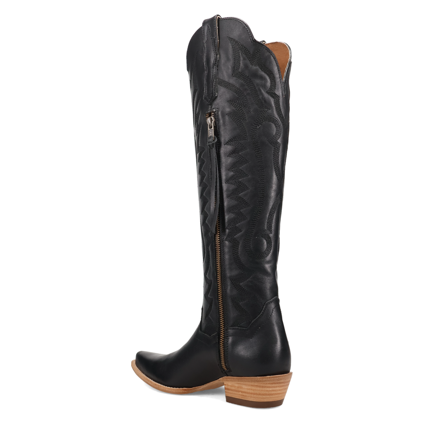 Dan Post Ladies Heartland Black Leather Tall Western Boot DP7107