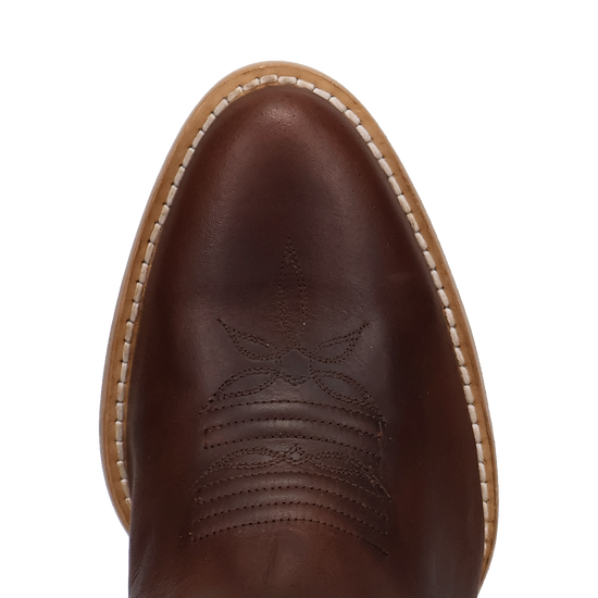 Dan Post Ladies Rustic Charm Tan Leather Western Bootie DP7111