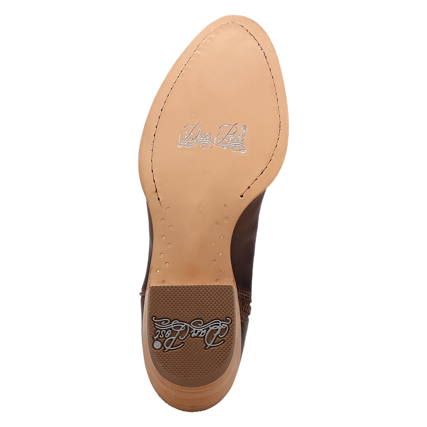 Dan Post Ladies Rustic Charm Tan Leather Western Bootie DP7111