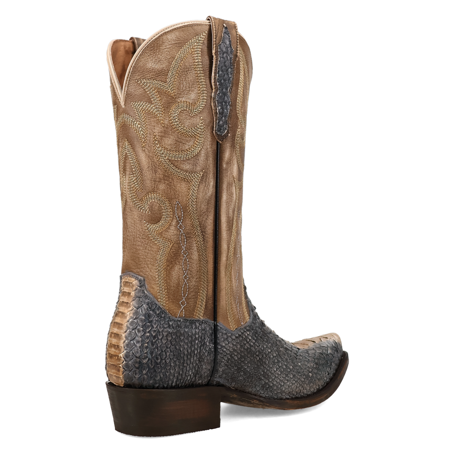 Dan Post Men's Stryker Python Grey & Bone Western Boot DP7122