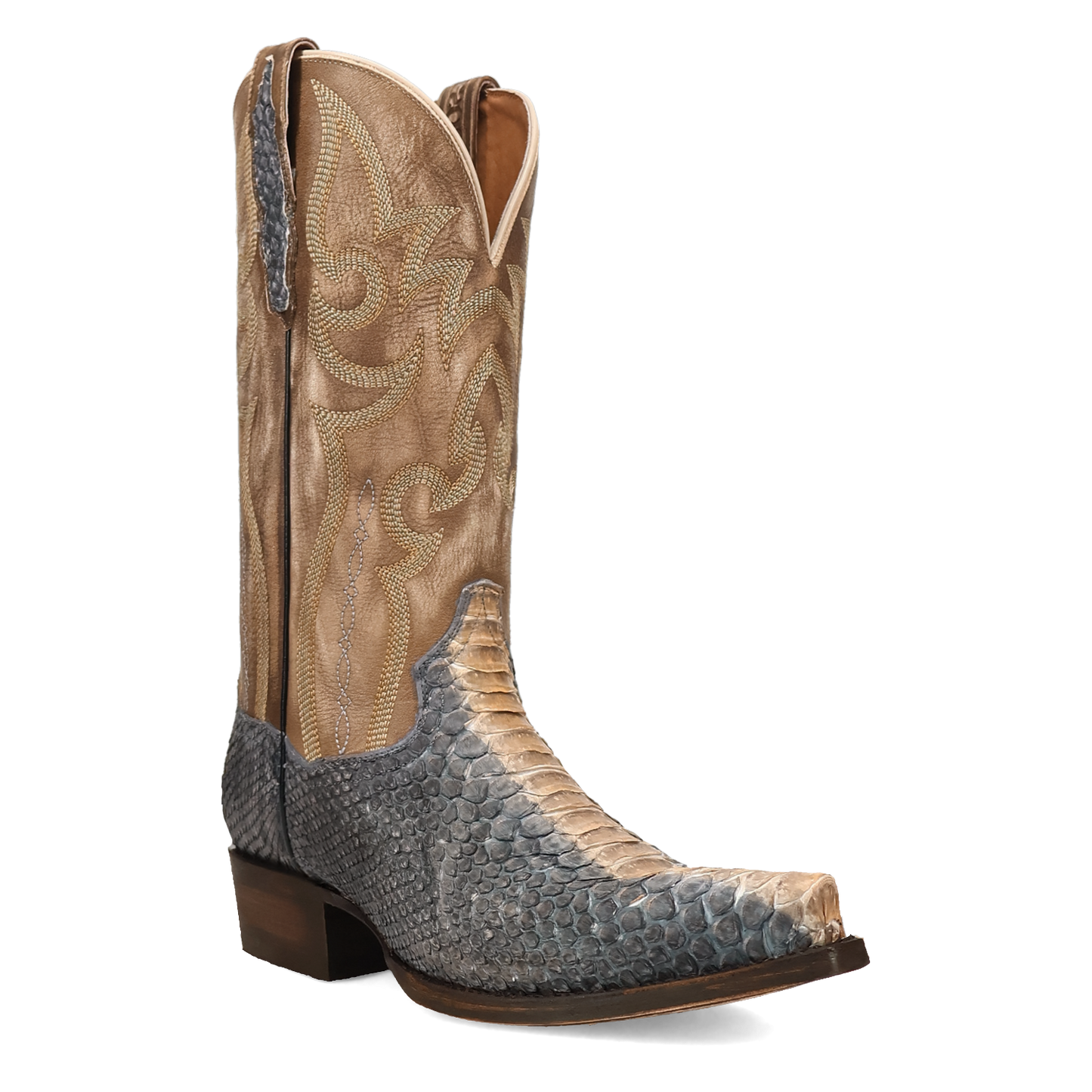 Dan Post Men's Stryker Python Grey & Bone Western Boot DP7122