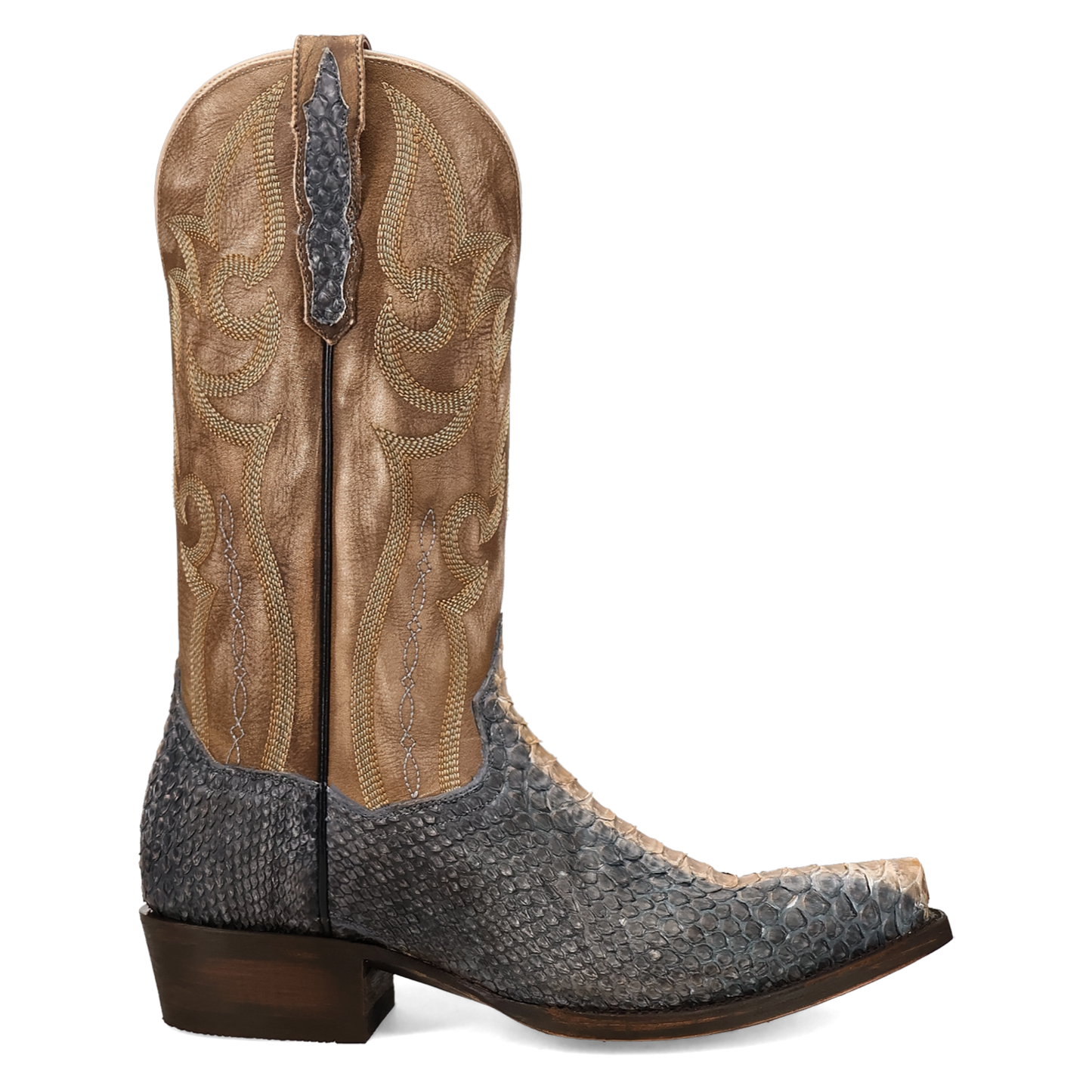 Dan Post Men's Stryker Python Grey & Bone Western Boot DP7122