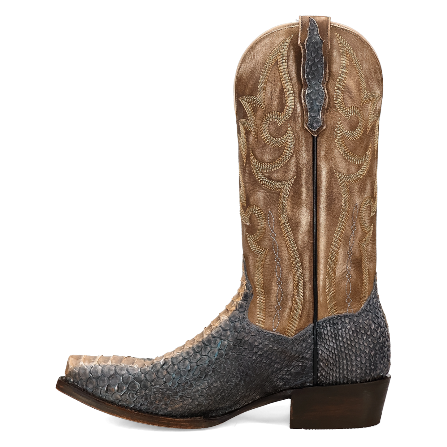 Dan Post Men's Stryker Python Grey & Bone Western Boot DP7122