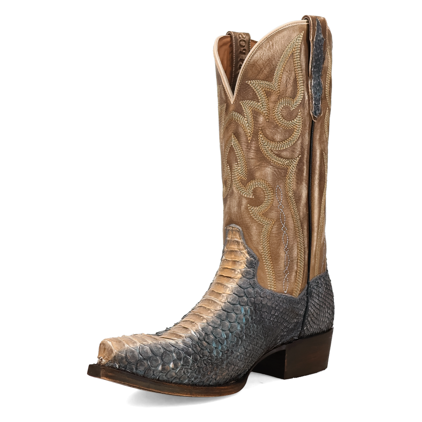 Dan Post Men's Stryker Python Grey & Bone Western Boot DP7122