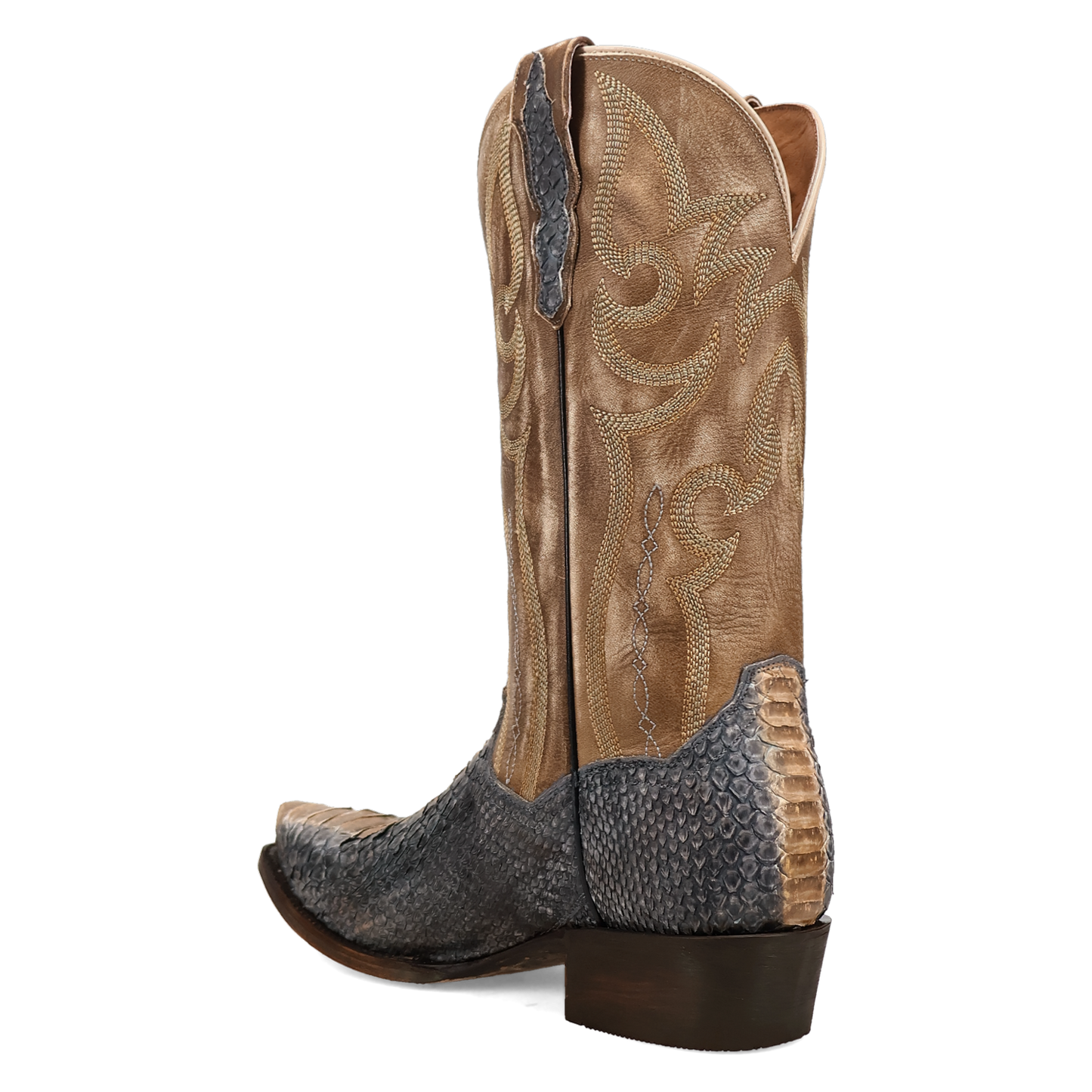 Dan Post Men's Stryker Python Grey & Bone Western Boot DP7122