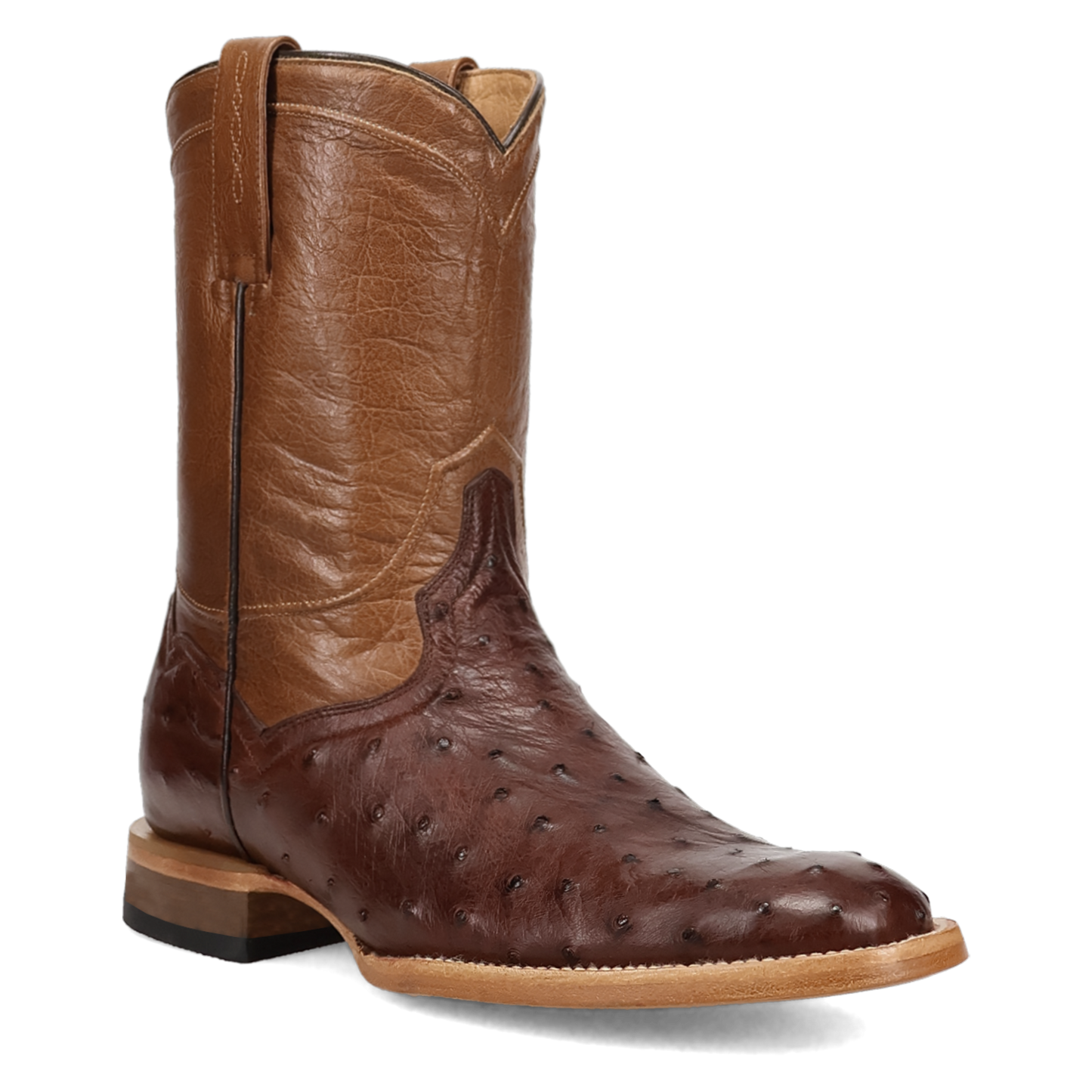 Dan Post Men's Ardor Brass Full Quill Ostrich Western Boot DP7133