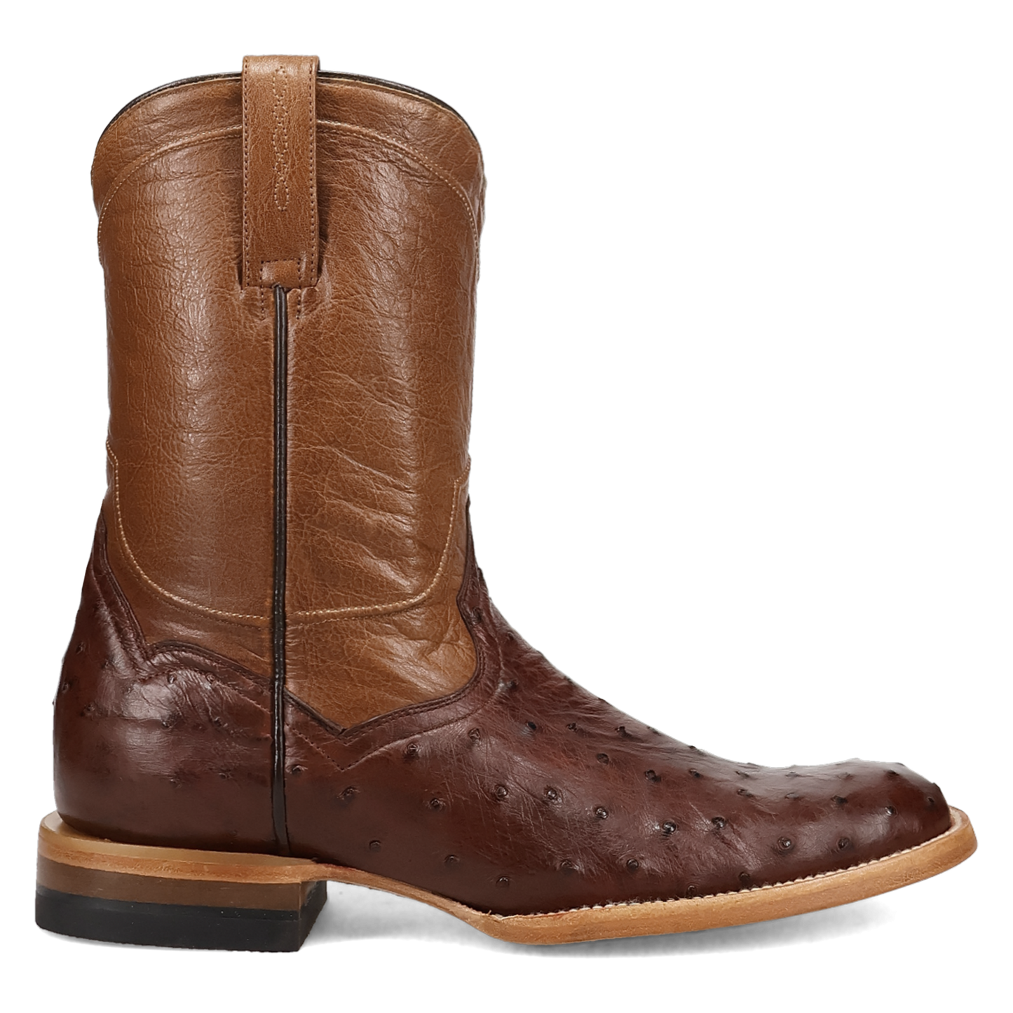 Dan Post Men's Ardor Brass Full Quill Ostrich Western Boot DP7133
