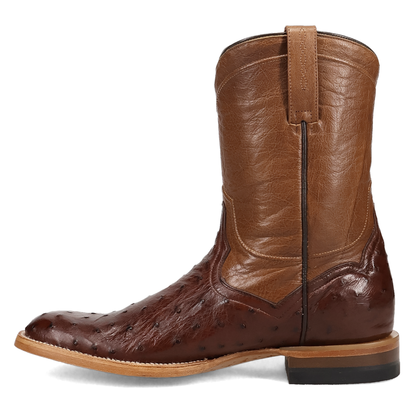 Dan Post Men's Ardor Brass Full Quill Ostrich Western Boot DP7133