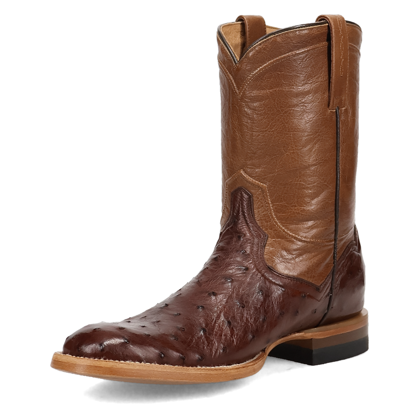 Dan Post Men's Ardor Brass Full Quill Ostrich Western Boot DP7133