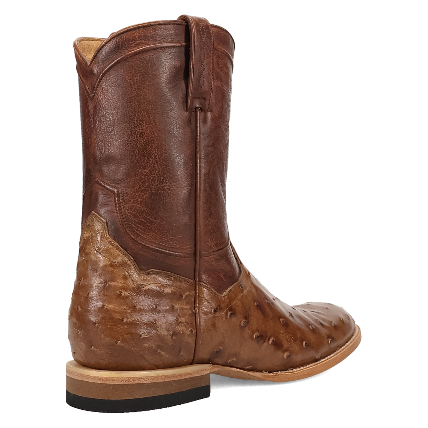 Dan Post Men's Ardor Tobaco Brown Full Quill Ostrich Western Boot DP7134