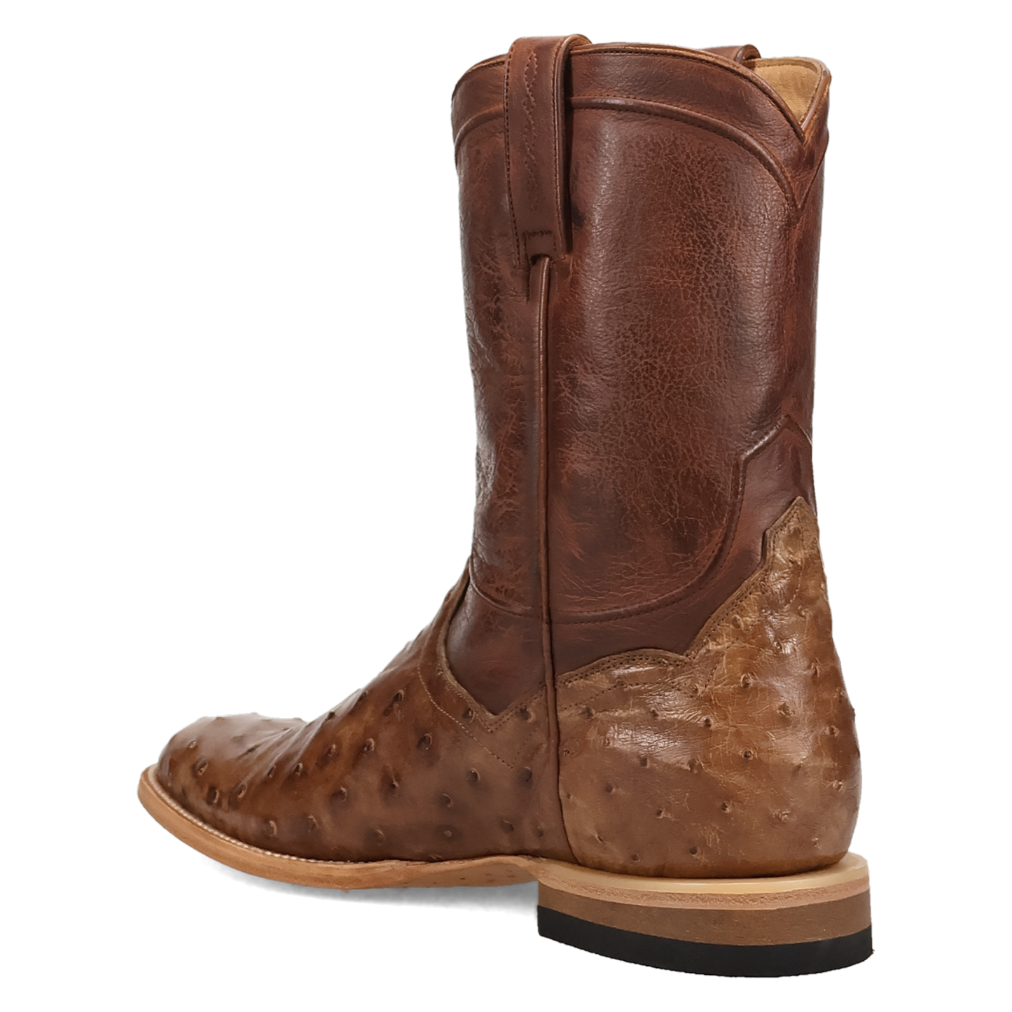 Dan Post Men's Ardor Tobaco Brown Full Quill Ostrich Western Boot DP7134