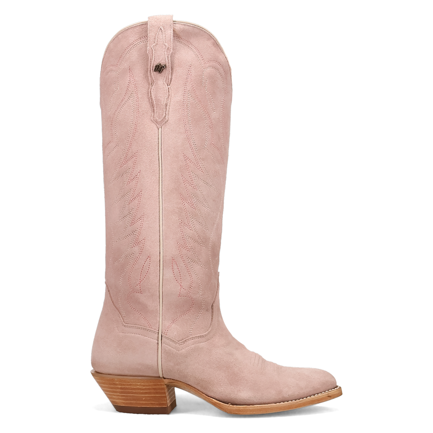 Dan Post Ladies Neon Prairie Light Pink Suede Leather Boot DP7211