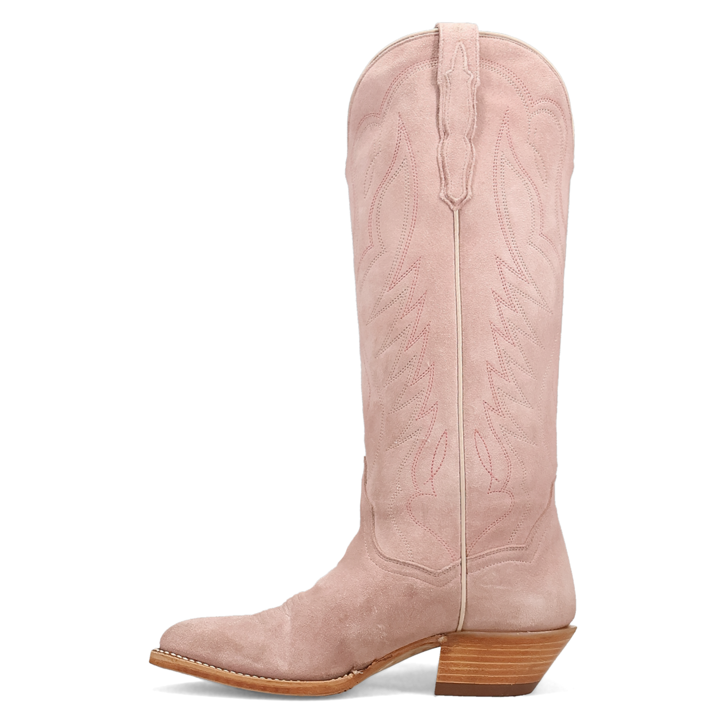 Dan Post Ladies Neon Prairie Light Pink Suede Leather Boot DP7211