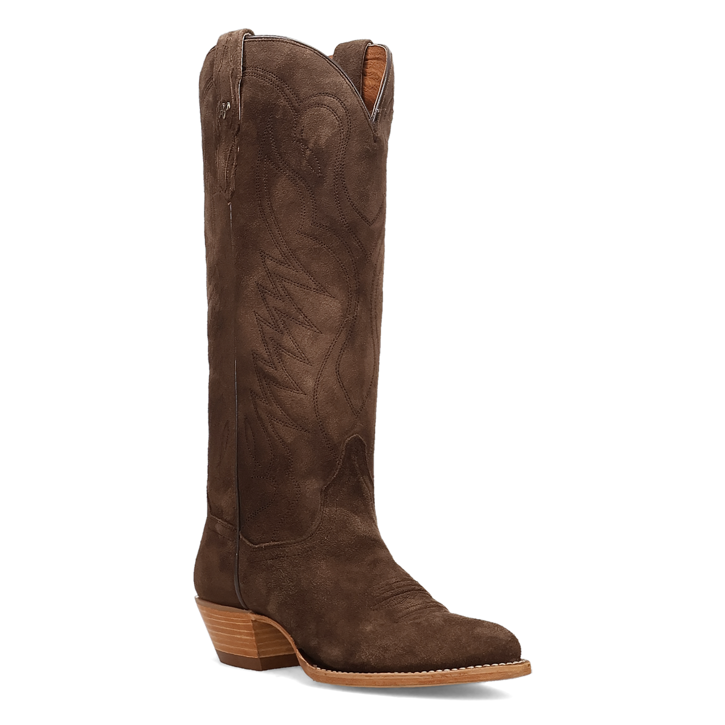 Dan Post Ladies Neon Prairie Brown Suede Leather Boot DP7213