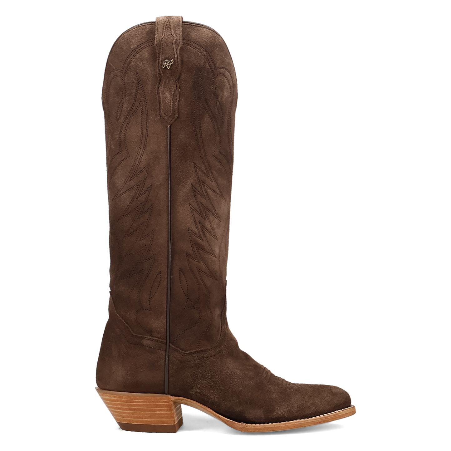 Dan Post Ladies Neon Prairie Brown Suede Leather Boot DP7213