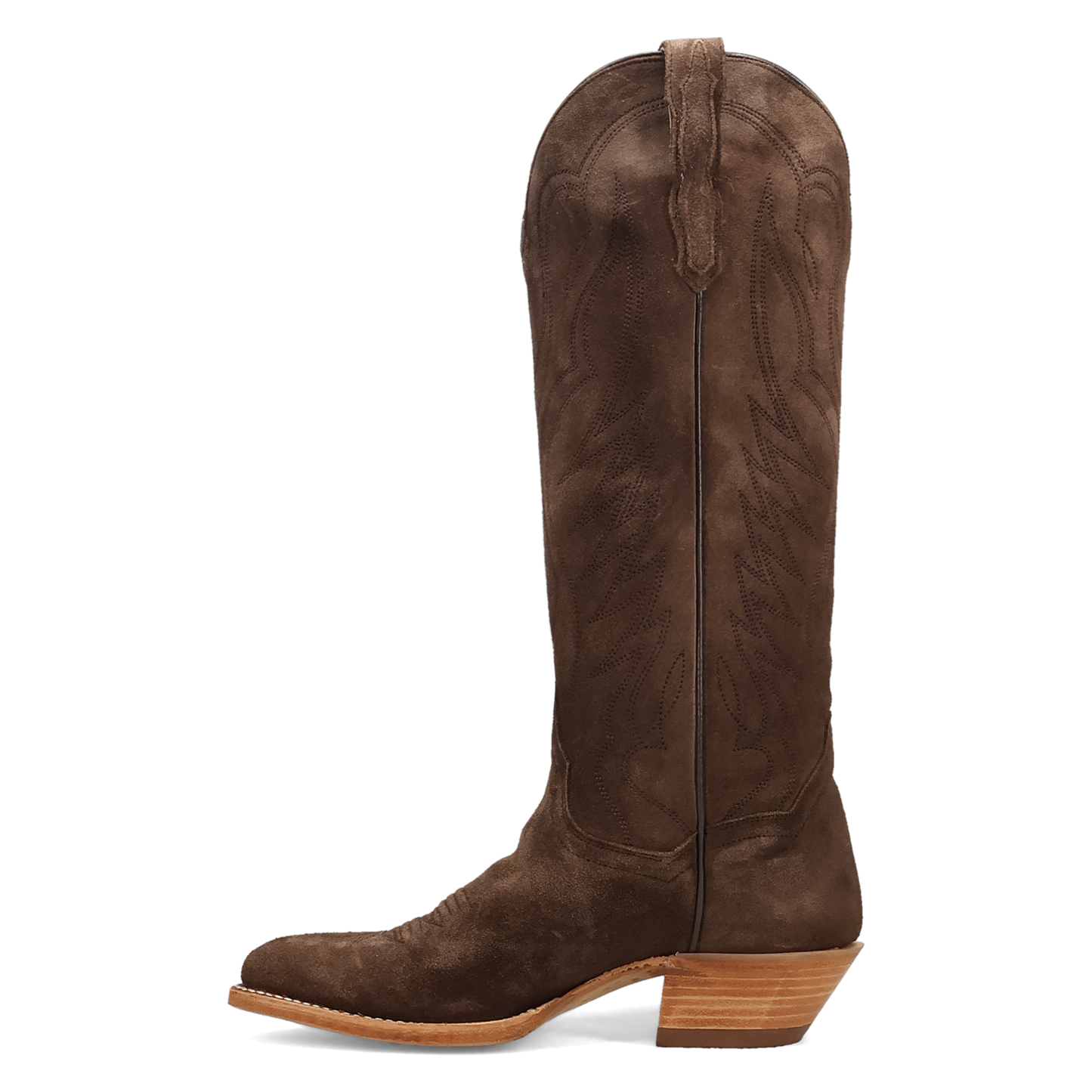 Dan Post Ladies Neon Prairie Brown Suede Leather Boot DP7213