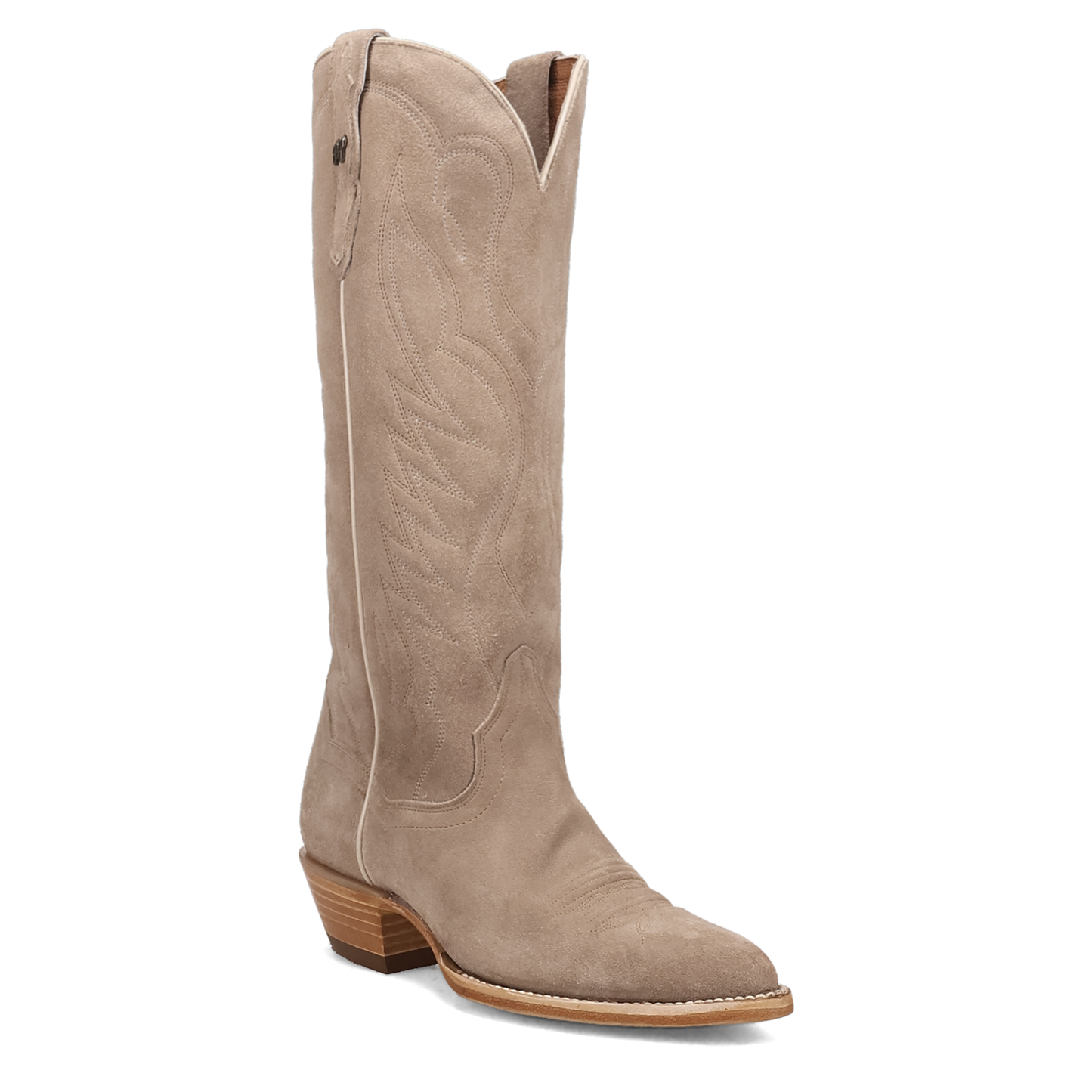 Dan Post Ladies Neon Prairie Taupe Suede Leather Boot DP7215