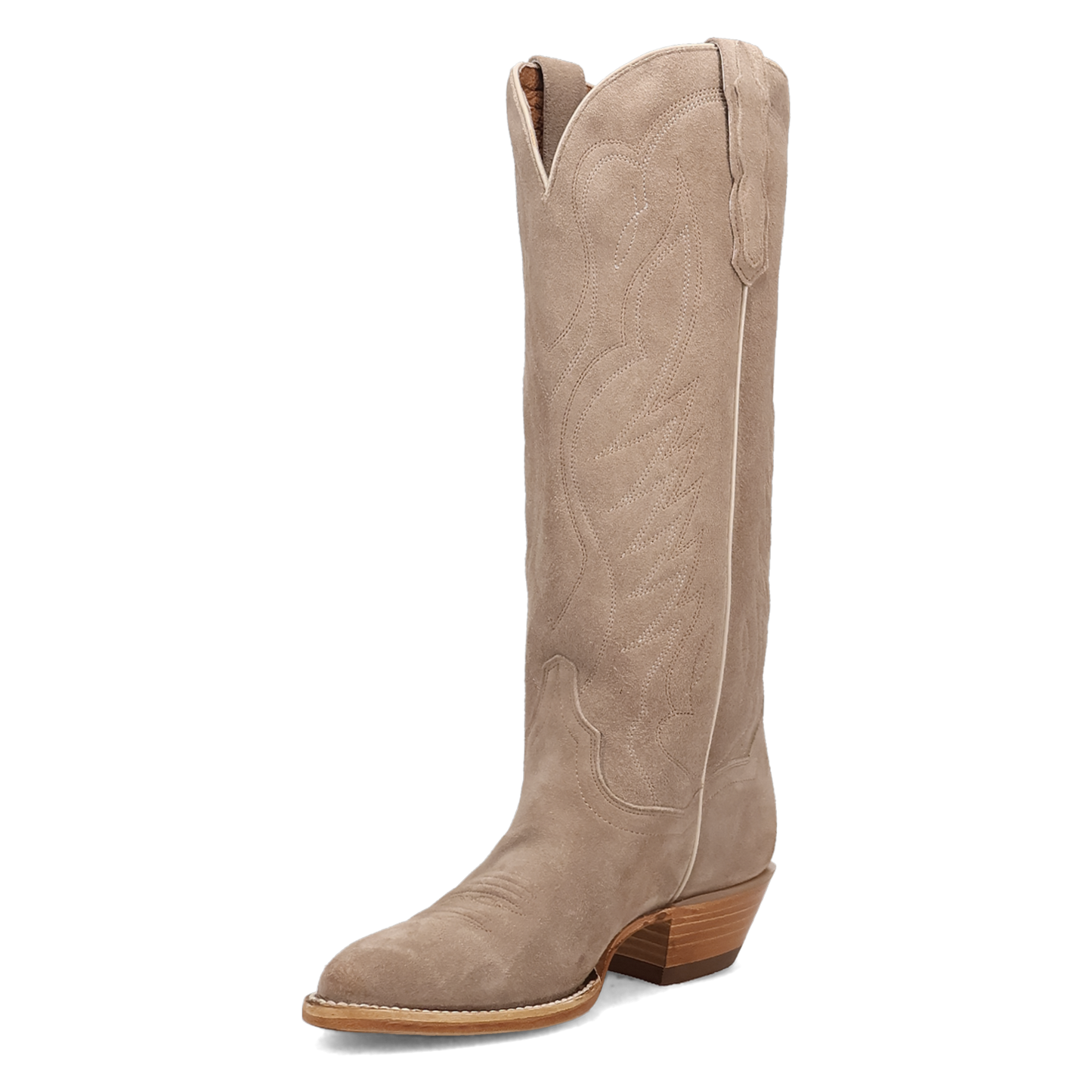 Dan Post Ladies Neon Prairie Taupe Suede Leather Boot DP7215