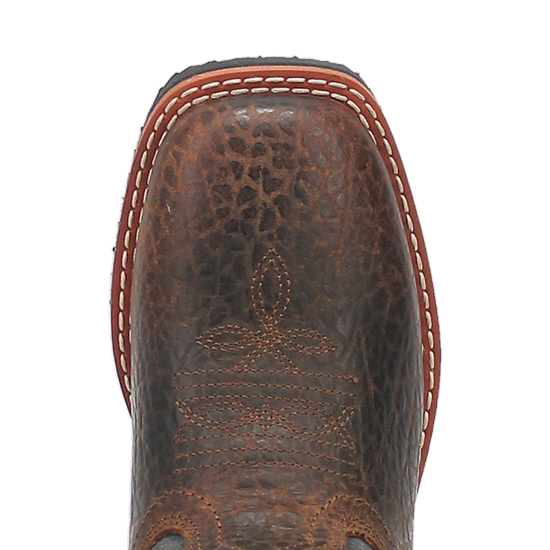 Dan Post Youth Creek Leather Brown & Blue Western Boots DPC3825