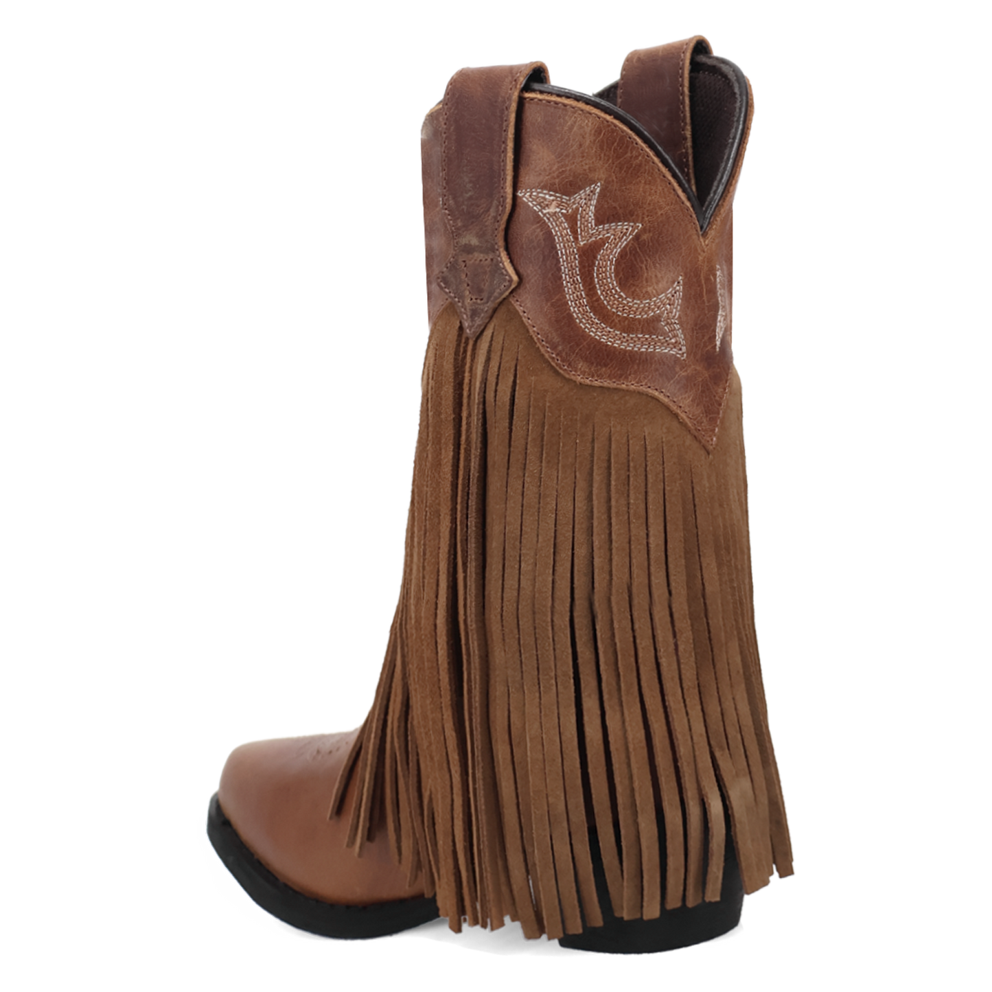 Dan Post Children's Happy Trails Tan Leather Fringe Western Boot DPC4020