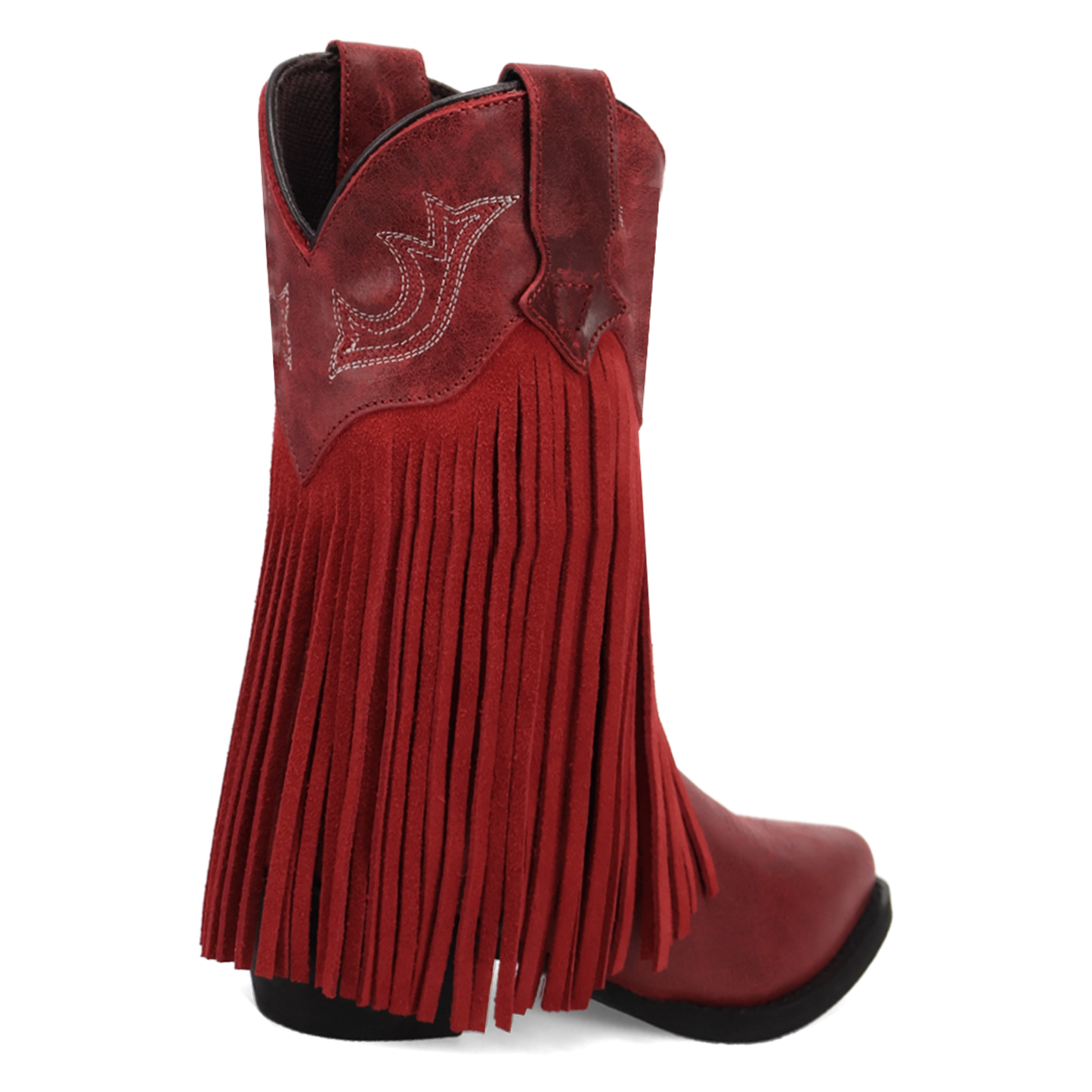 Dan Post Little Girl's Happy Trails Red Leather Western Boot DPC4021