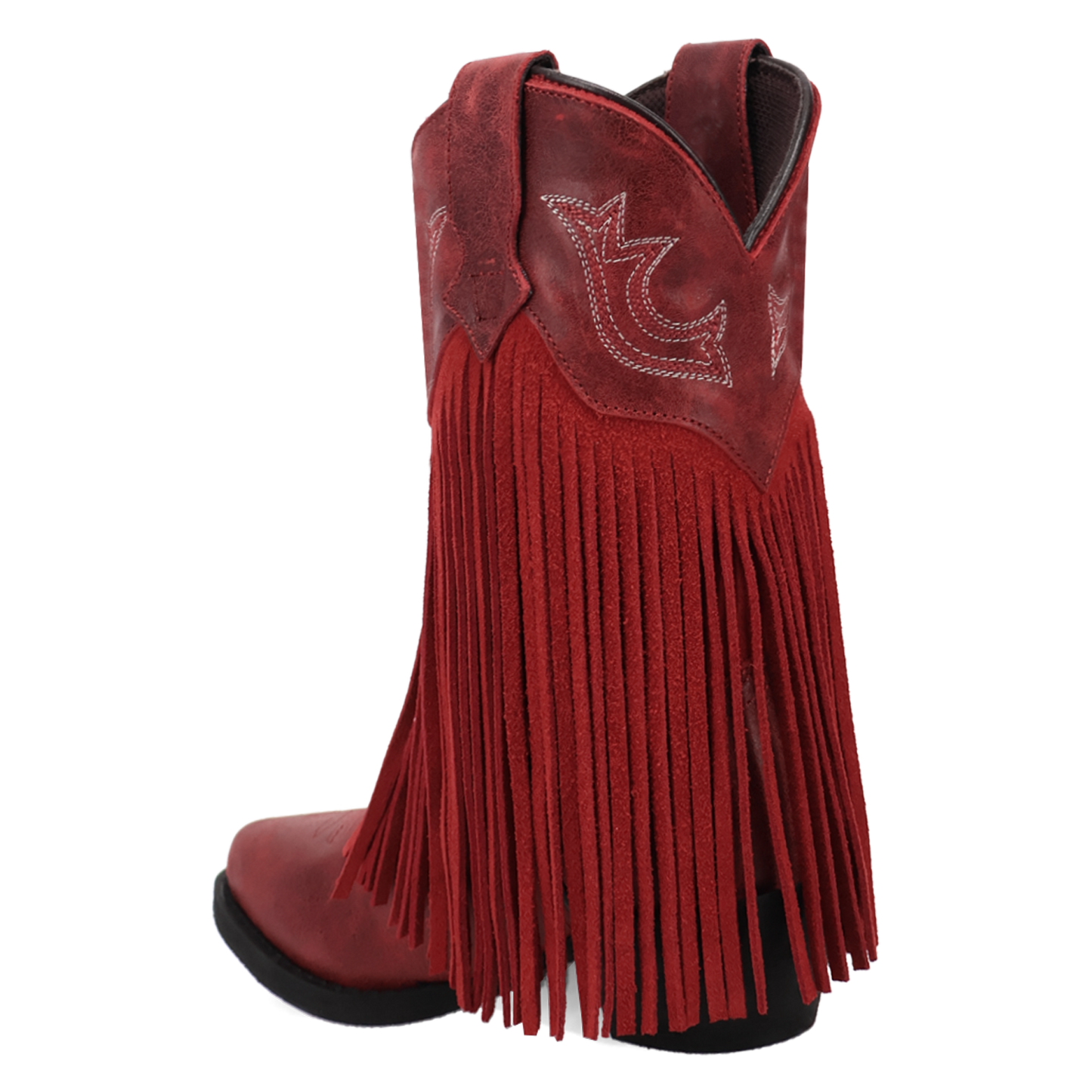Dan Post Little Girl's Happy Trails Red Leather Western Boot DPC4021