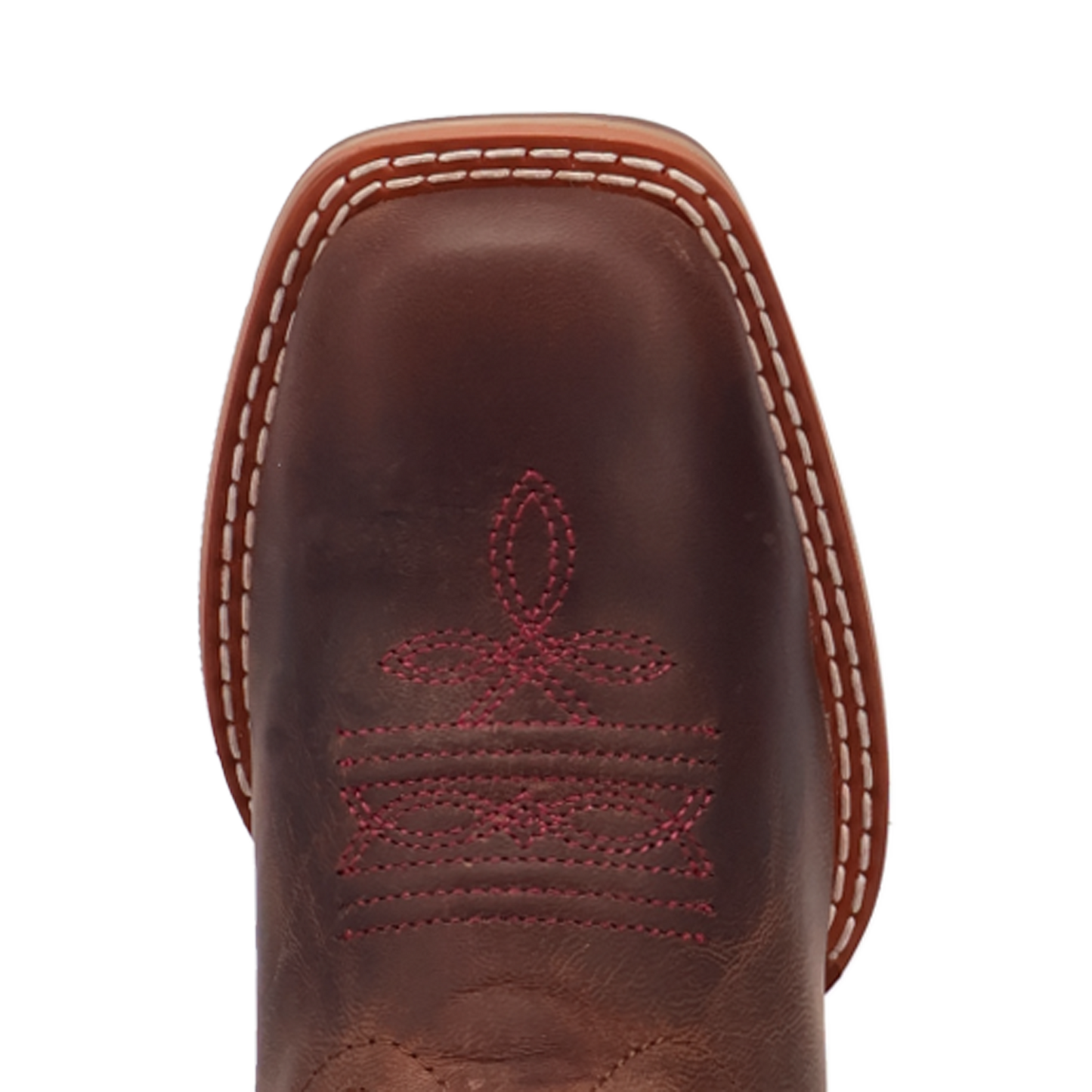 Dan Post Youth Girl's Lottie Tan & Purple Leather Western Boot DPC5023
