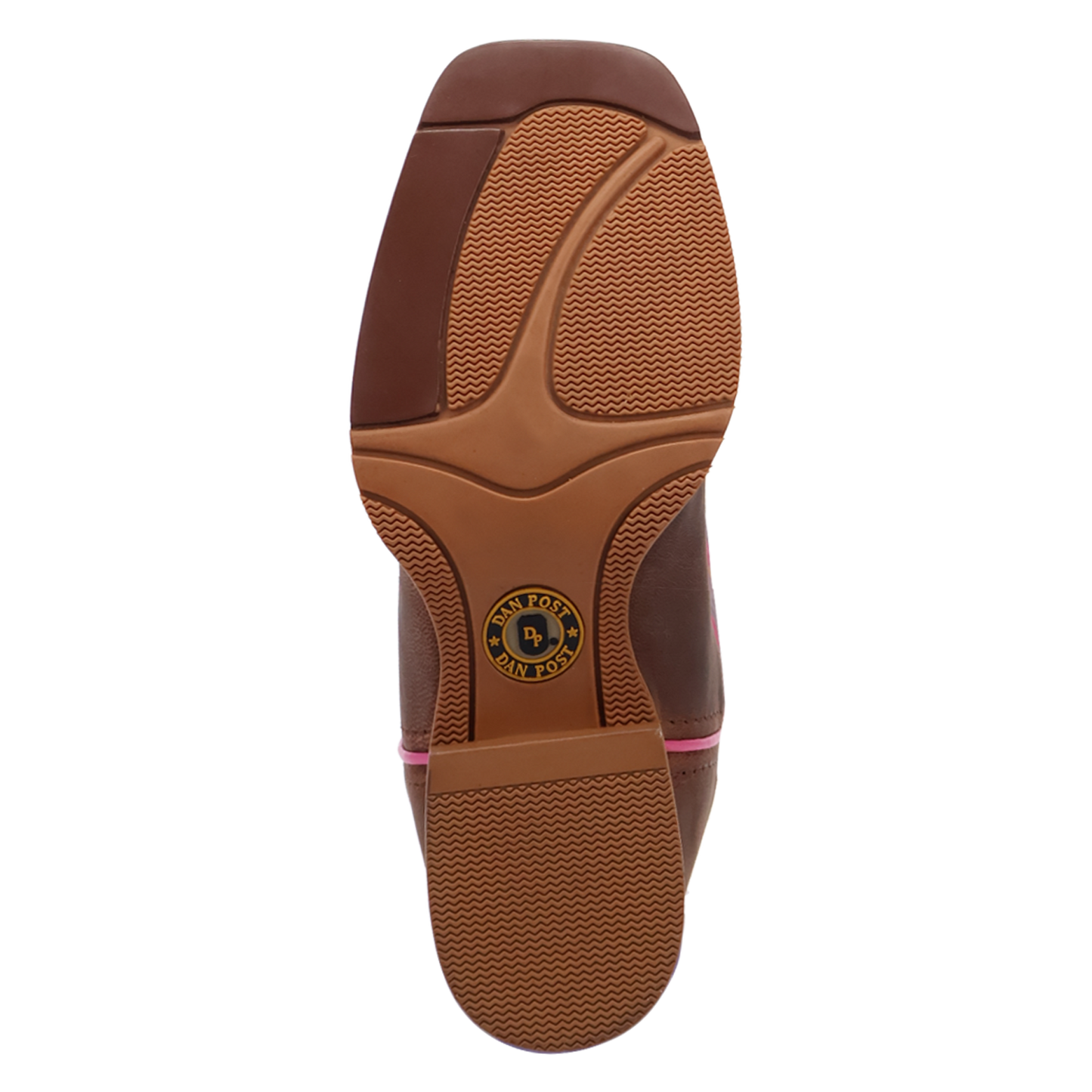 Dan Post Youth Girl's Lottie Tan & Purple Leather Western Boot DPC5023