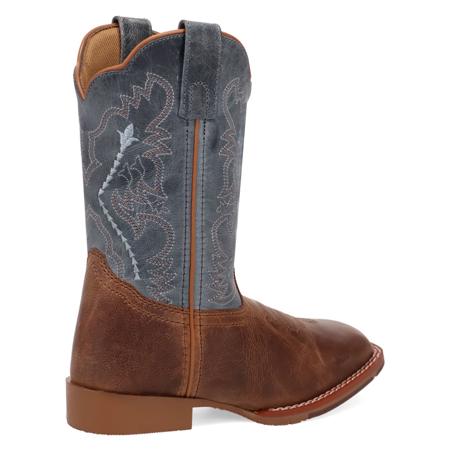 Dan Post Children's Salina Blue & Tan Leather Western Boot DPC4027