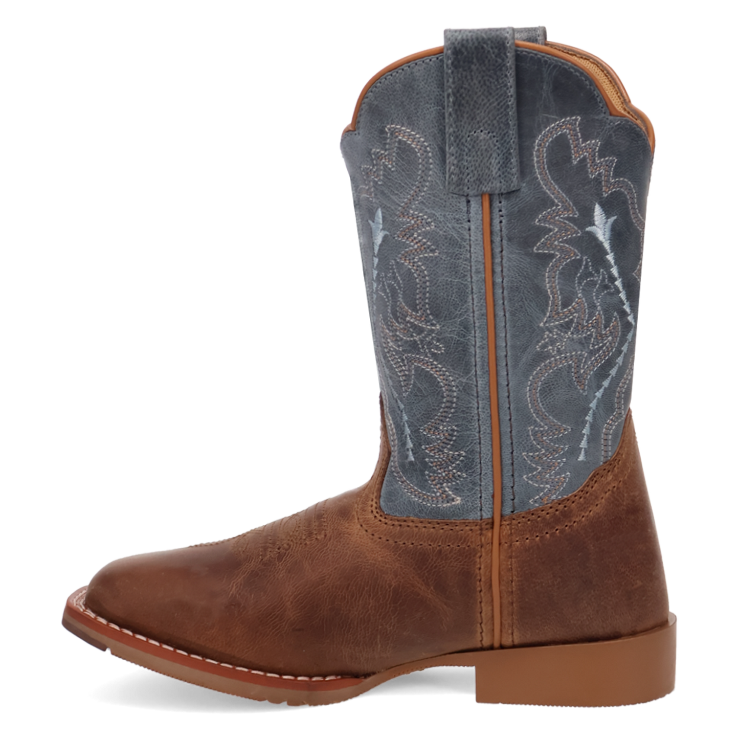 Dan Post Children's Salina Blue & Tan Leather Western Boot DPC4027