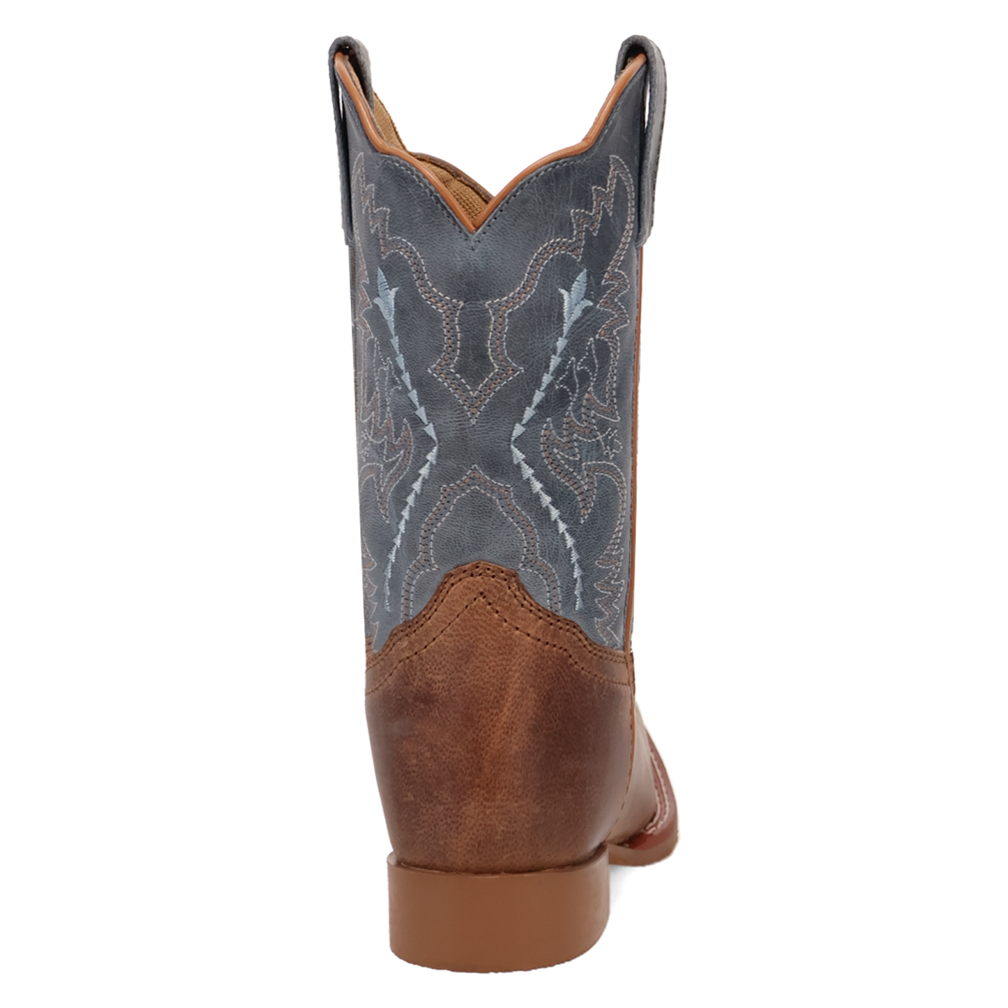 Dan Post Children's Salina Blue & Tan Leather Western Boot DPC4027