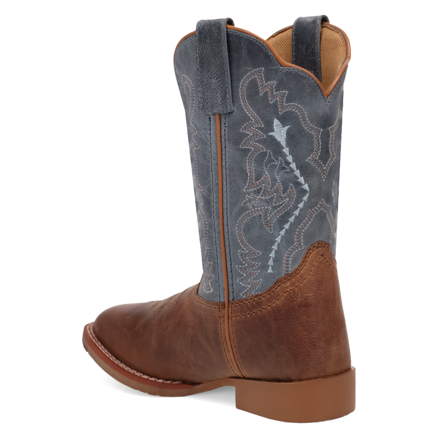 Dan Post Children's Salina Blue & Tan Leather Western Boot DPC4027