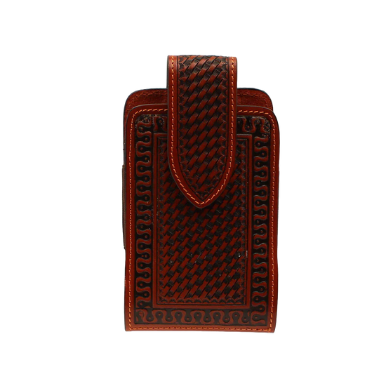 M&F 3D Western Leather Cell Phone Case DPH051