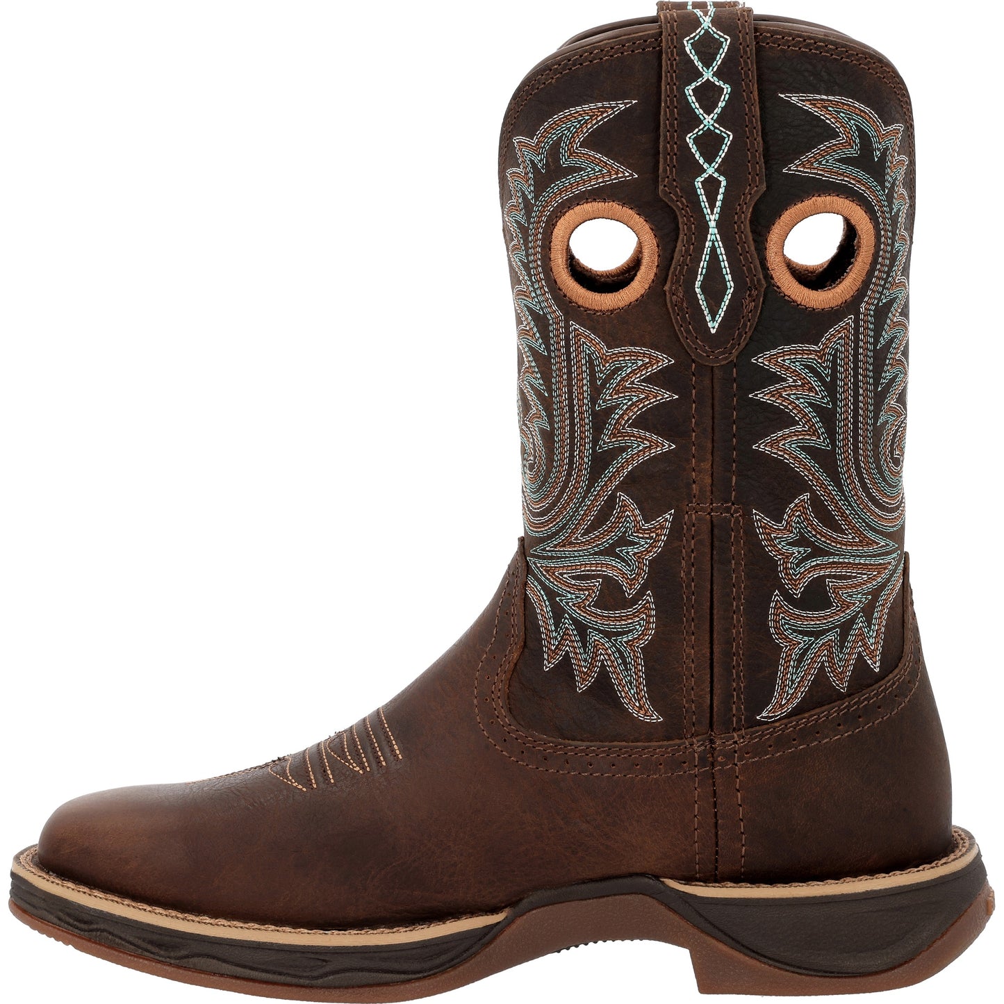 Durango Ladies Rebel Ultra-Lite Square Toe Brown Western Boots DRD0501