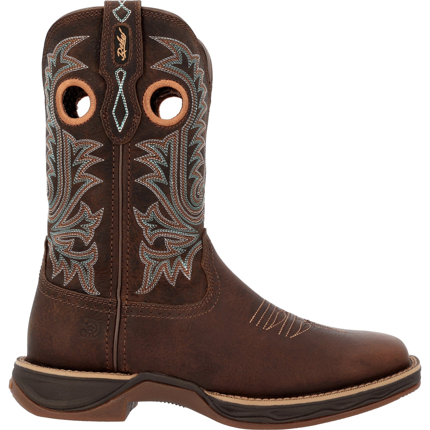 Durango Ladies Rebel Ultra-Lite Square Toe Brown Western Boots DRD0501