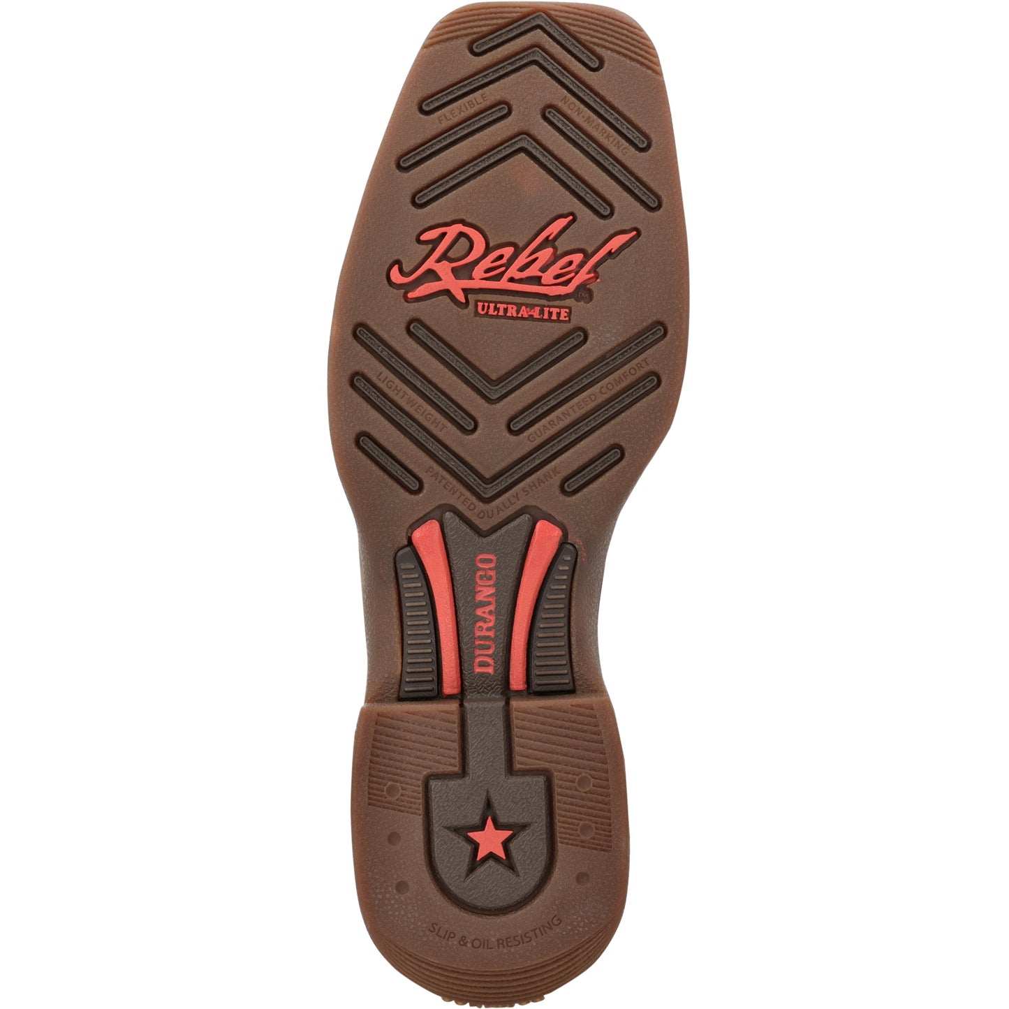 Durango® Ladies Rebel™ Ultra-Lite Filly Brown Square Toe Western Boot DRD0511