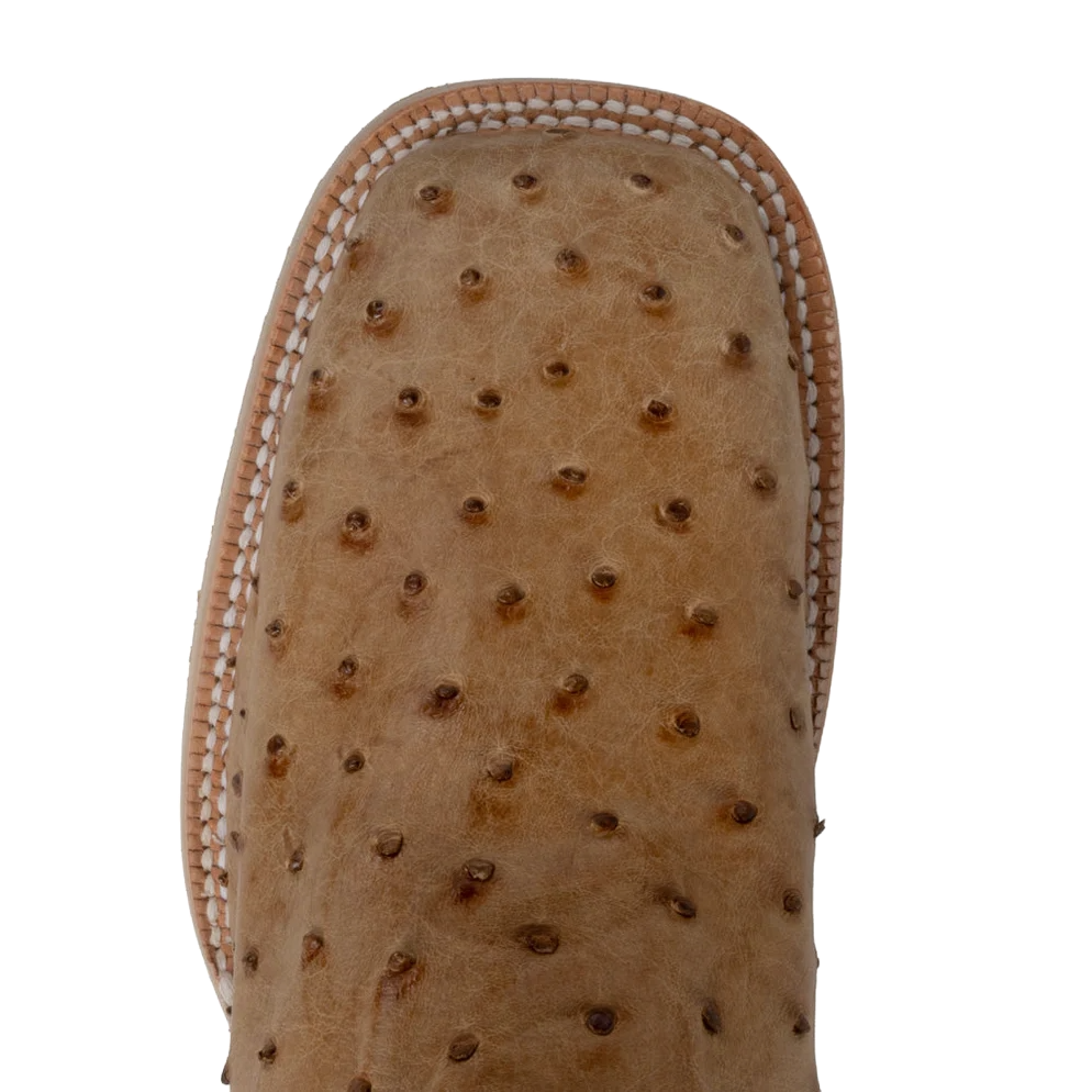 R. Watson Men's Antique Saddle Full Quill Tan Western Boot RW4540-2