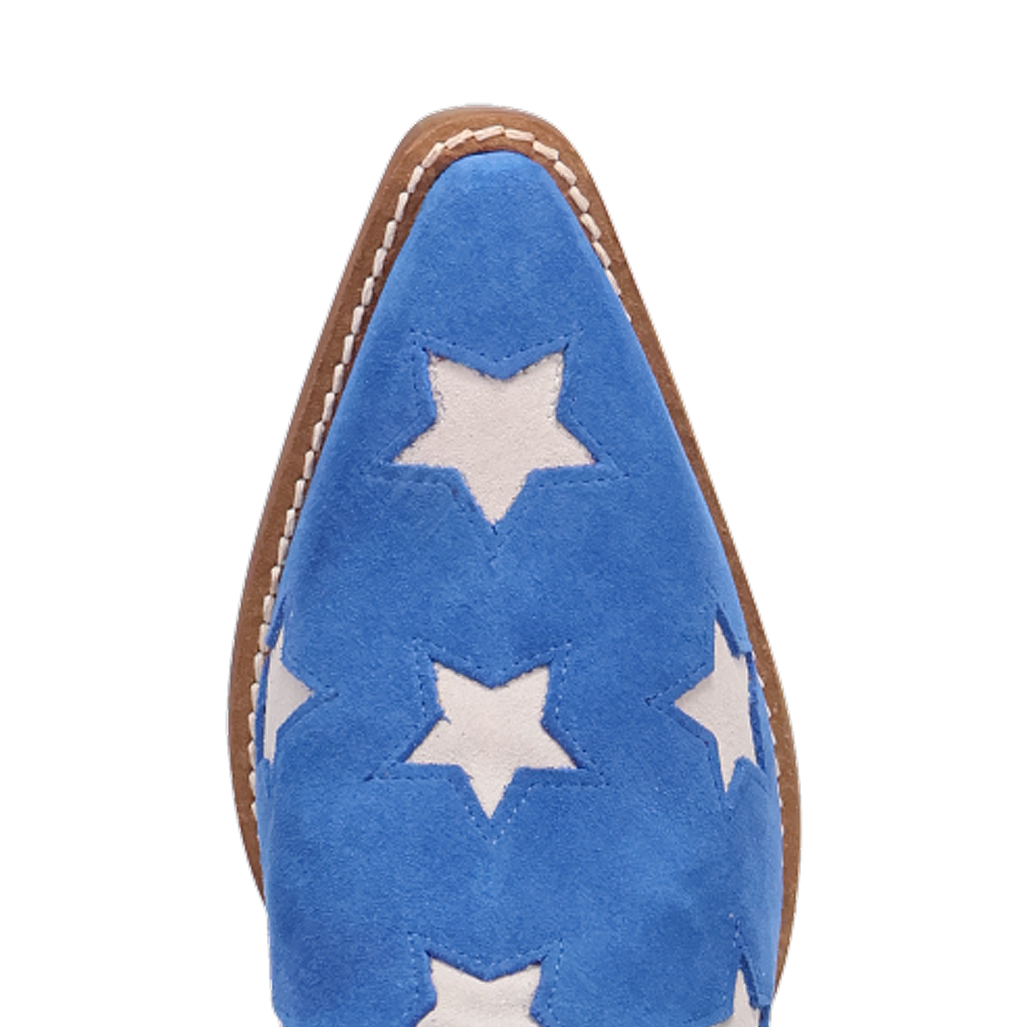 Dingo Ladies Suede Super Star Blue Tall Western Boots DI2177-BL