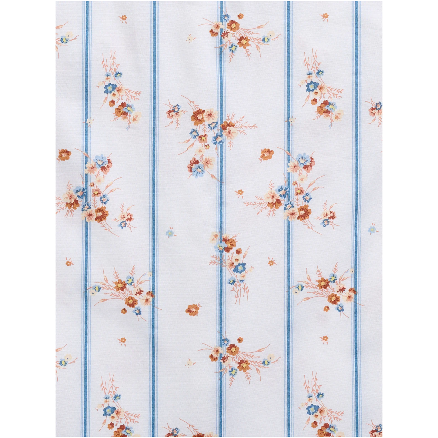 Ely Cattleman Youth Girl's Floral Striped White Sleeveless Shirt E5S525002-WH