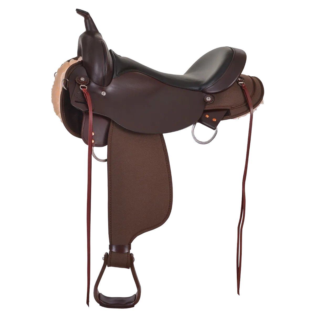 Load image into Gallery viewer, 16&amp;quot; High Horse El Campo Gaited Cordura Trail Saddle 20227120
