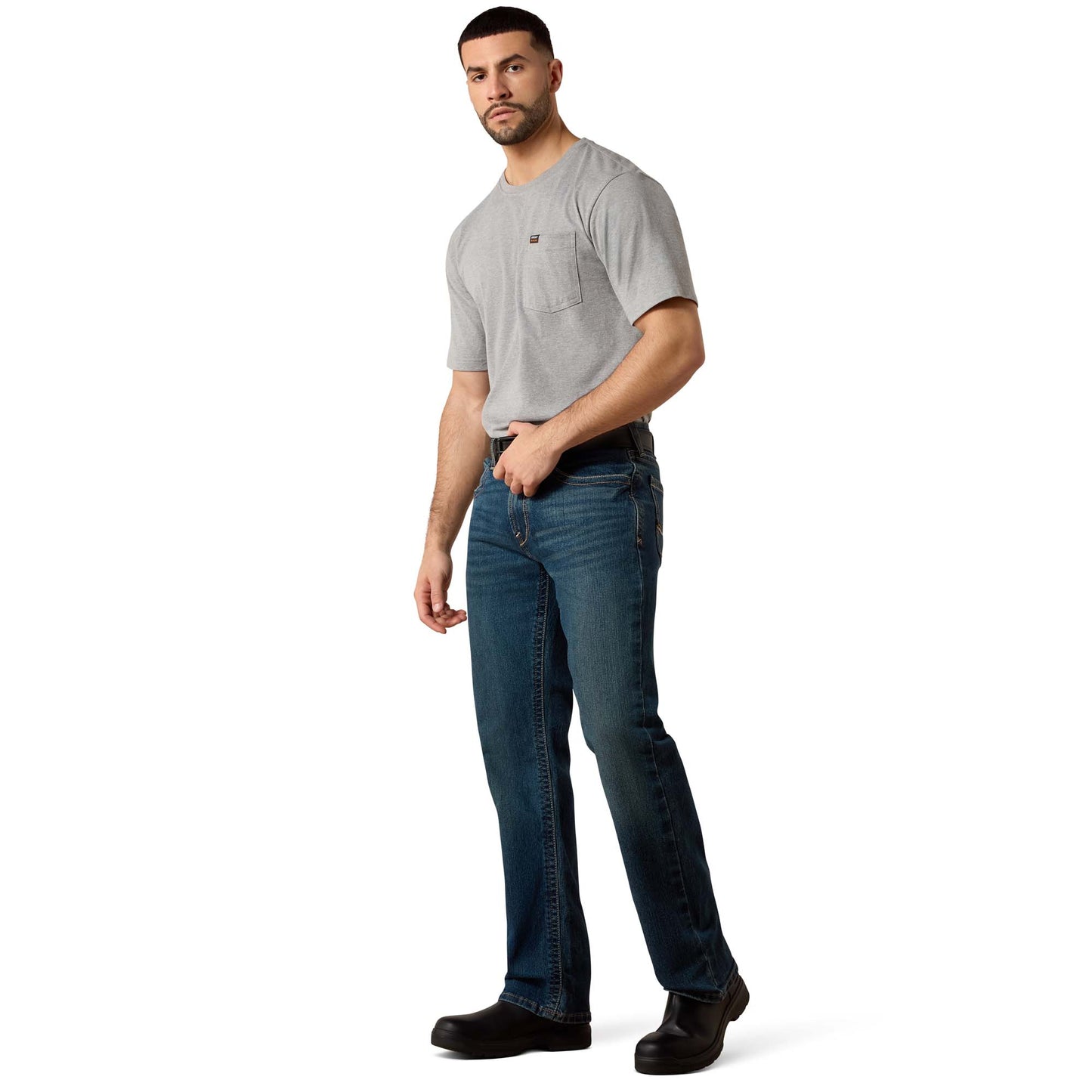 Ariat® Men's Rebar M4 Durastretch Bodie Boot Cut Work Jeans 10016220