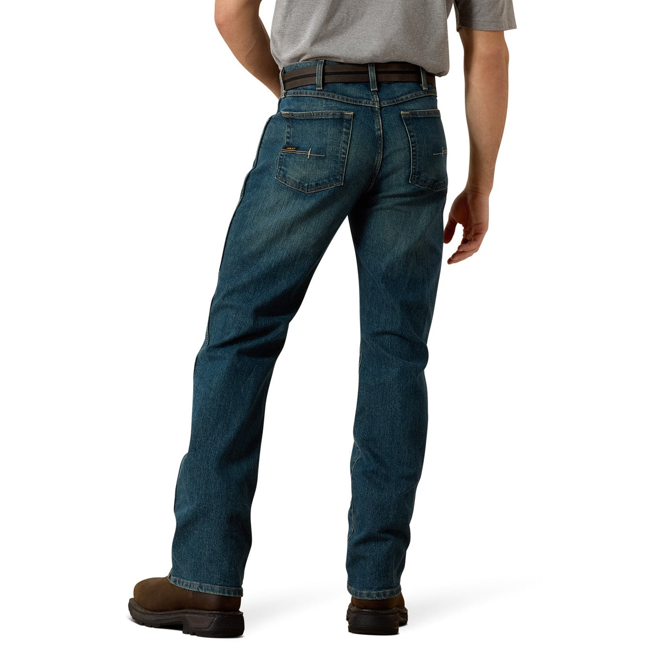 Ariat® Men's Rebar M4 Relaxed DuraStretch Boot Cut Jeans 10016221