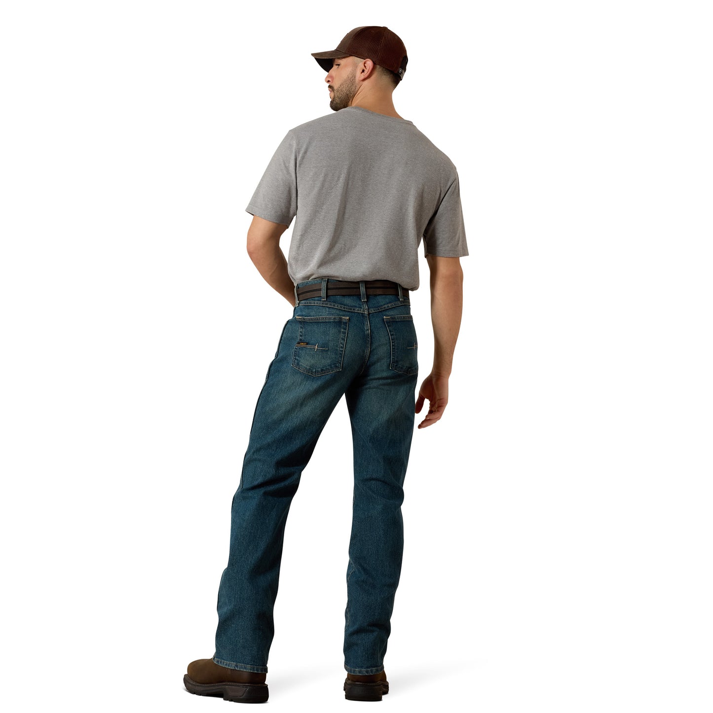 Ariat® Men's Rebar M4 Relaxed DuraStretch Boot Cut Jeans 10016221