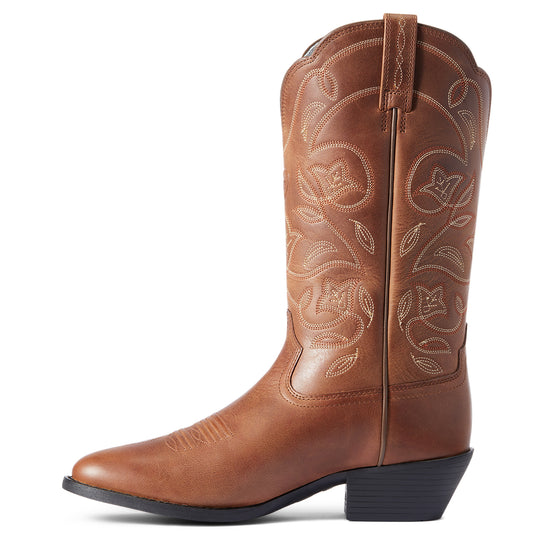 Ariat Ladies Heritage R Toe Russet Rebel Western Boots 10001015