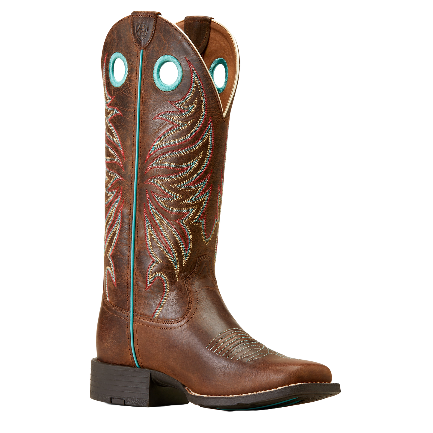 Ariat Ladies Round Up Ryder Sassy Brown Leather Western Boot 10017390