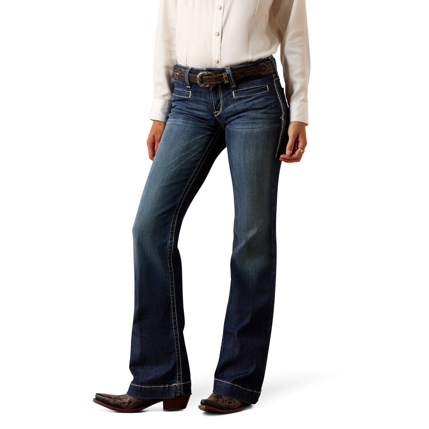 Ariat® Ladies Entwined Wide Leg Trouser Jeans 10025302
