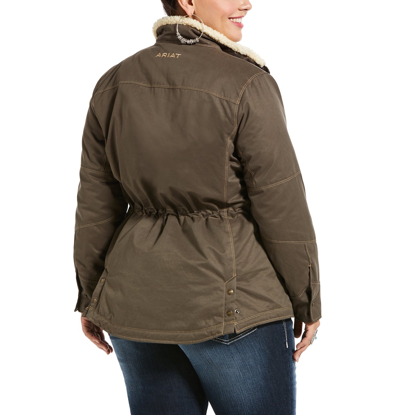 Ariat® Ladies REAL Banyan Bark Brown Grizzly Jacket 10032988