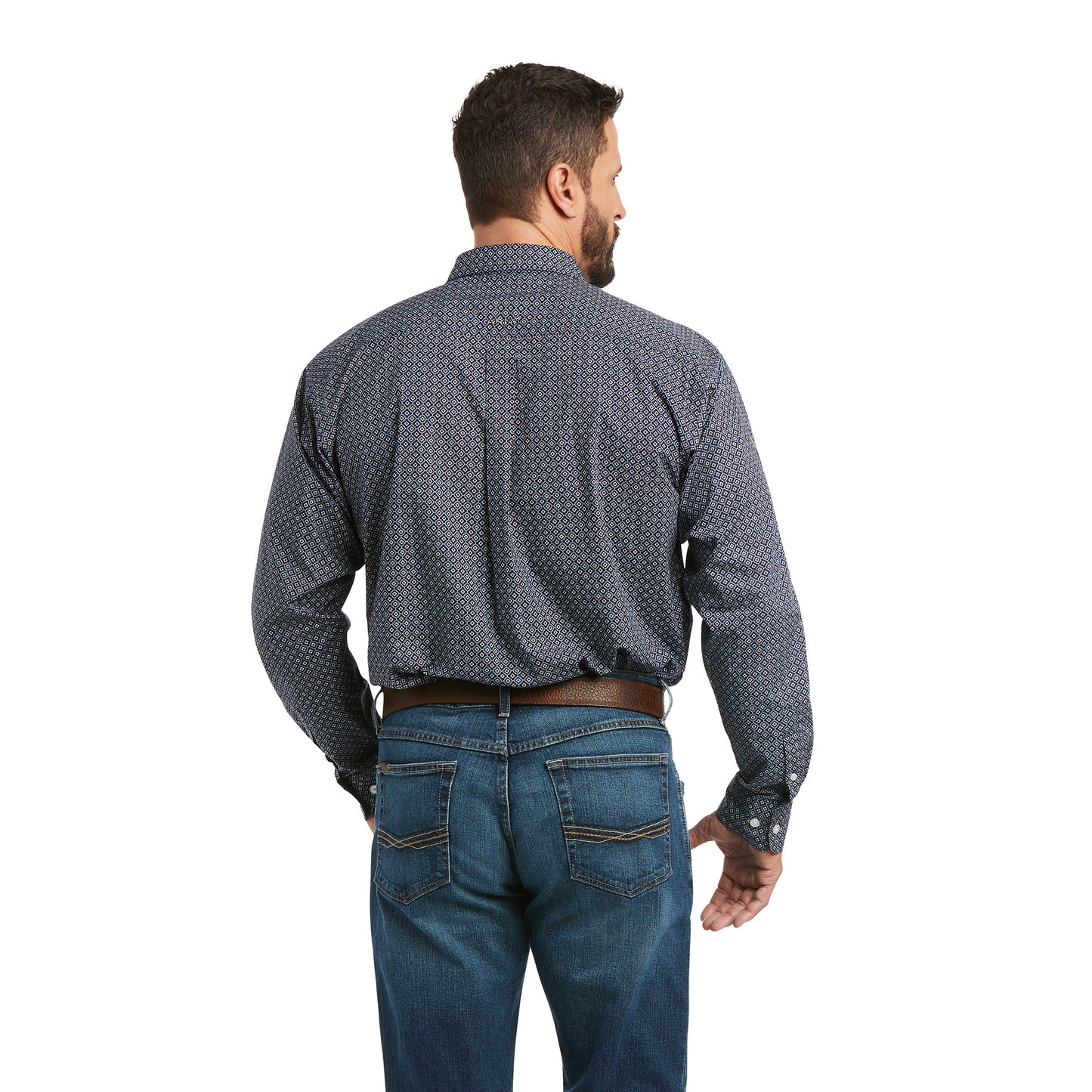 Ariat® Mens Team Rab Classic Long Sleeve Quiet Shade Shirt 10037068