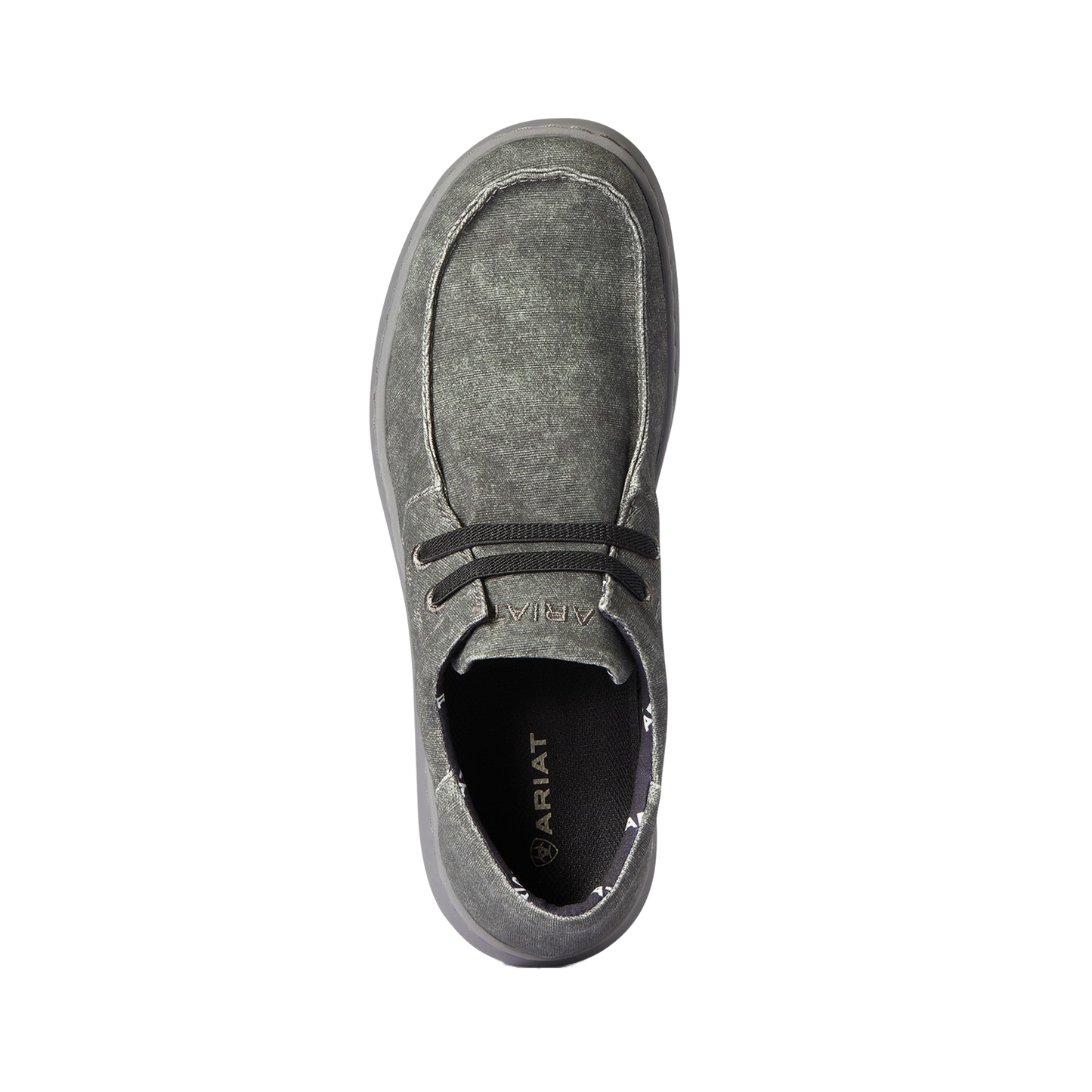 Ariat Men's Hilo Stretch Charcoal Canvas Shoes 10038391